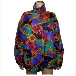 Vintage Avon Silk Buckle windbreaker jacket